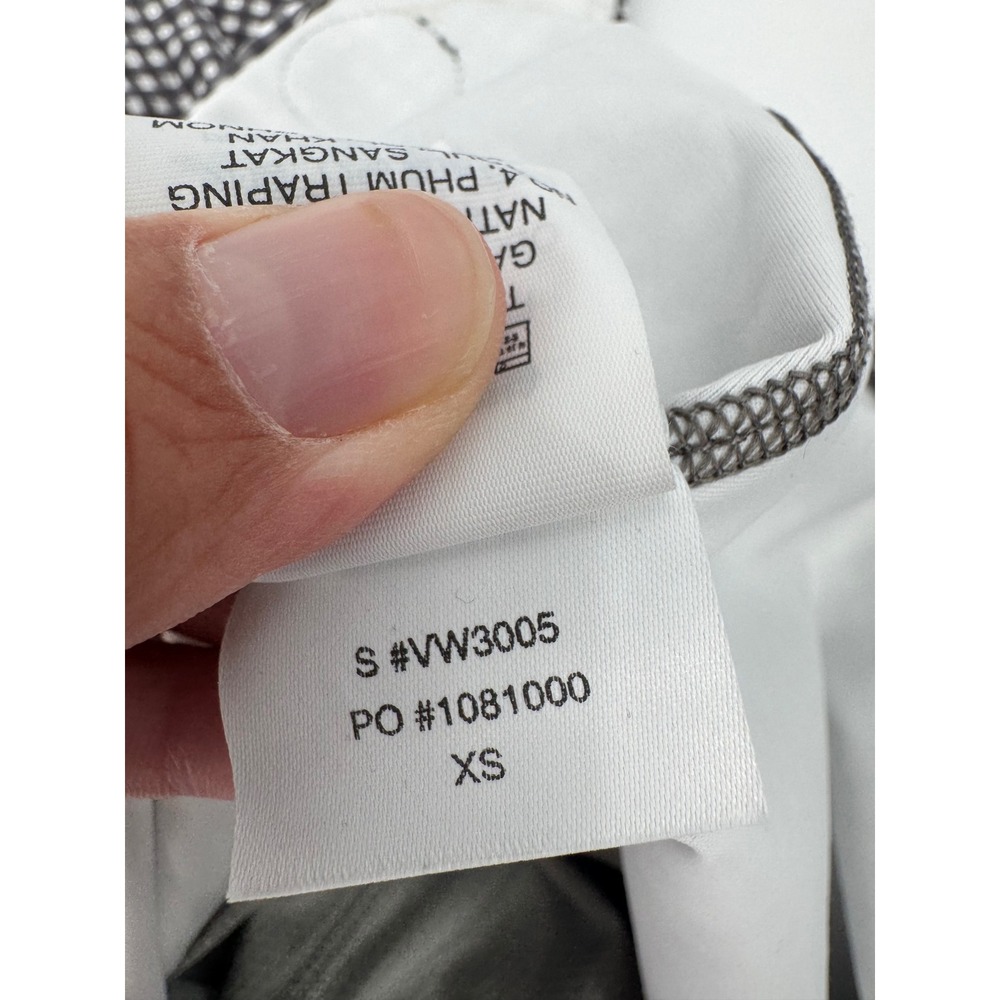 Vuori Volley Skirt & Daily Bra Set Womens XS/M Gingham Black White Activewear - Picture 9 of 10
